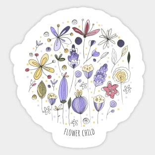 Flower Child Sticker